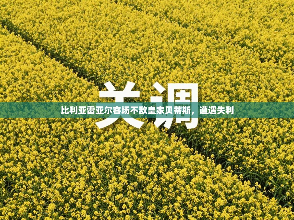 比利亚雷亚尔客场不敌皇家贝蒂斯,遭遇失利 第1张